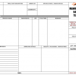 Manufacturing schedule template
