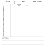 Employee overtime monthly record