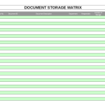 Document storage matrix