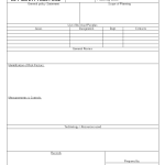 Lift safety plan form