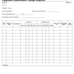 Employee department change register