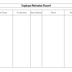 Employee Motivation Record