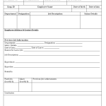 Employee verification form