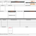Inspection report of samples