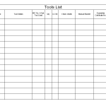 Tools list