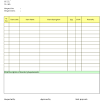 Inventory consumption request form