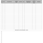 Line rejection note