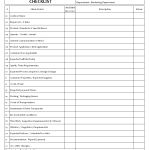 Pre contract review checklist