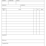 Scope audit checklist