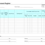 Tool requirement register