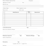 Electrical utilization permit