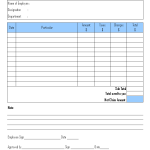 Expense claim form