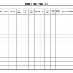 Tools control log