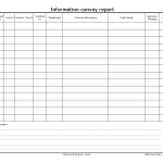 Information convey report