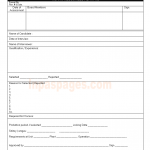 Interview assessment sheet
