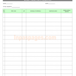 Daily addition register