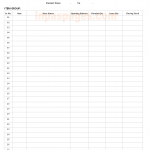 Monthly stock statement