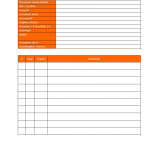 Document review sheet template