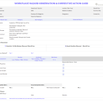 Hazard Observation Card