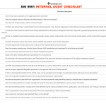 Internal audit checklist format, Internal audit checklist templates, Internal audit checklist examples - Free samples Download in Word, Excel and pdf format