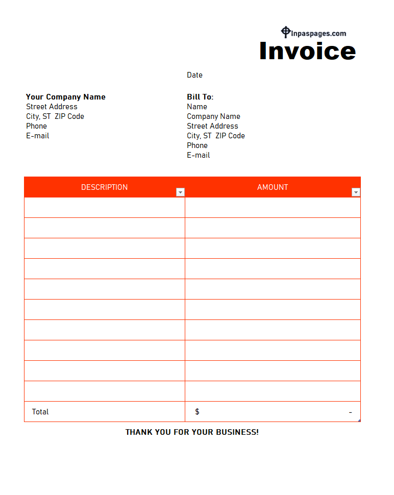 Blank Invoice Template, Blank Invoice Template format, Blank Invoice Template sample, Blank Invoice Template excel, Blank Invoice Template word, Invoice format, Invoice sample, Invoice example, Invoice pdf