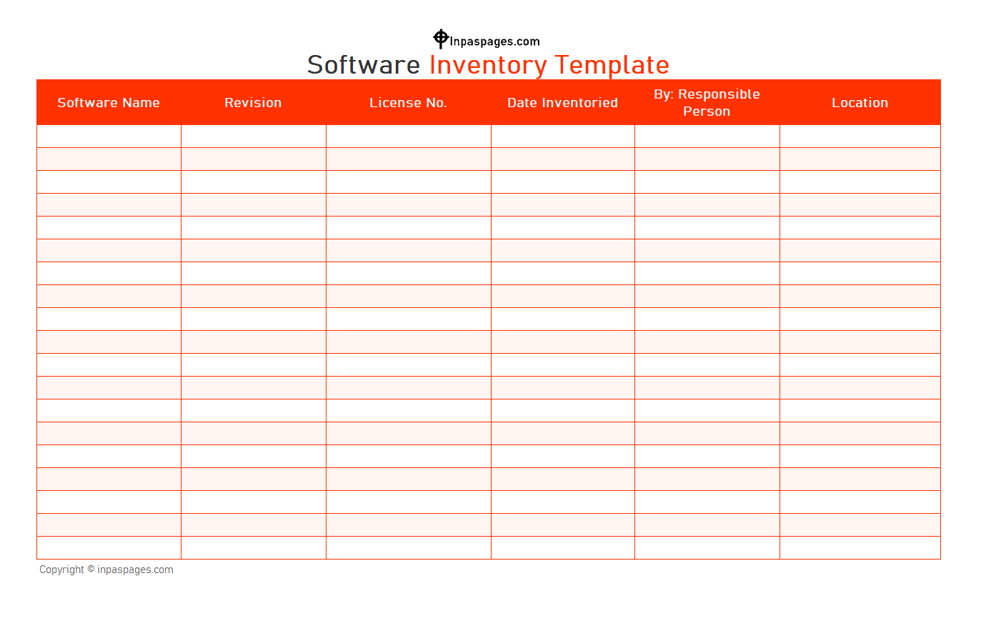 Software inventory template word, Software inventory template excel, Software inventory template pdf, Software inventory template ppt, Software inventory template samples, Software inventory template examples, Software inventory format, Software inventory control format, Software inventory excel format