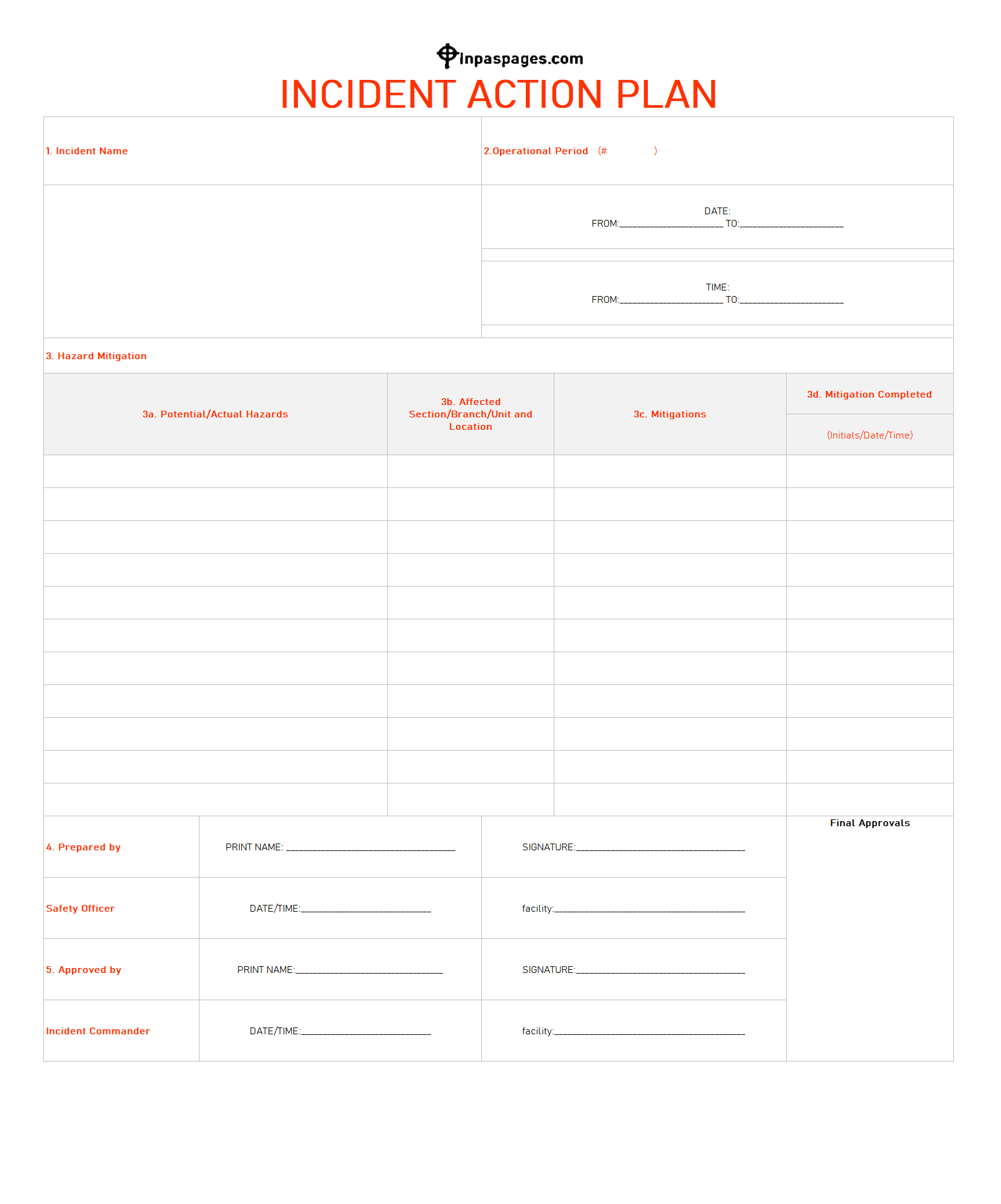 Incident Action Plan template excel sheet, Incident Action Plan template word document, Incident Action Plan template ppt, Incident Action Plan format, Incident Action Plan example, Incident Action Plan sample