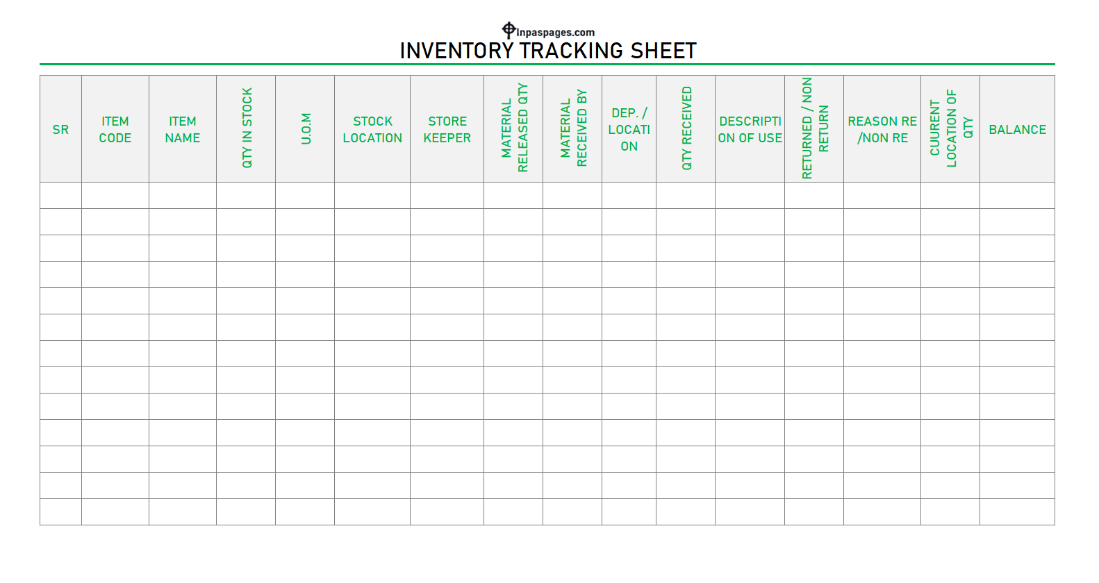 Inventory tracking excel format, Inventory tracking excel sample, Inventory tracking excel example, Inventory tracking excel pdf