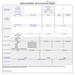 Application Form for Job template