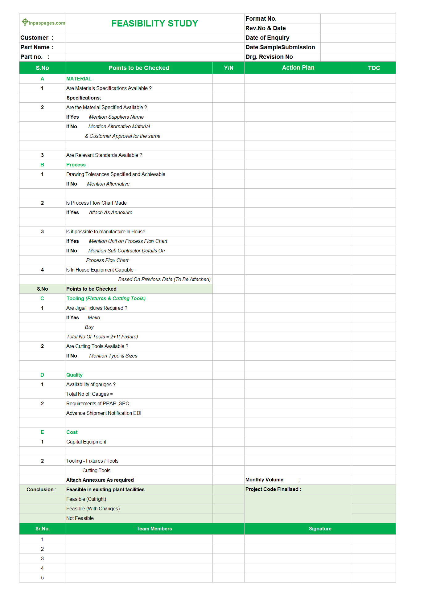 Feasibility study format, Feasibility study sample, Feasibility study example, Feasibility study excel Sheet, Feasibility study pdf download, Feasibility study simple, Learn Feasibility study
