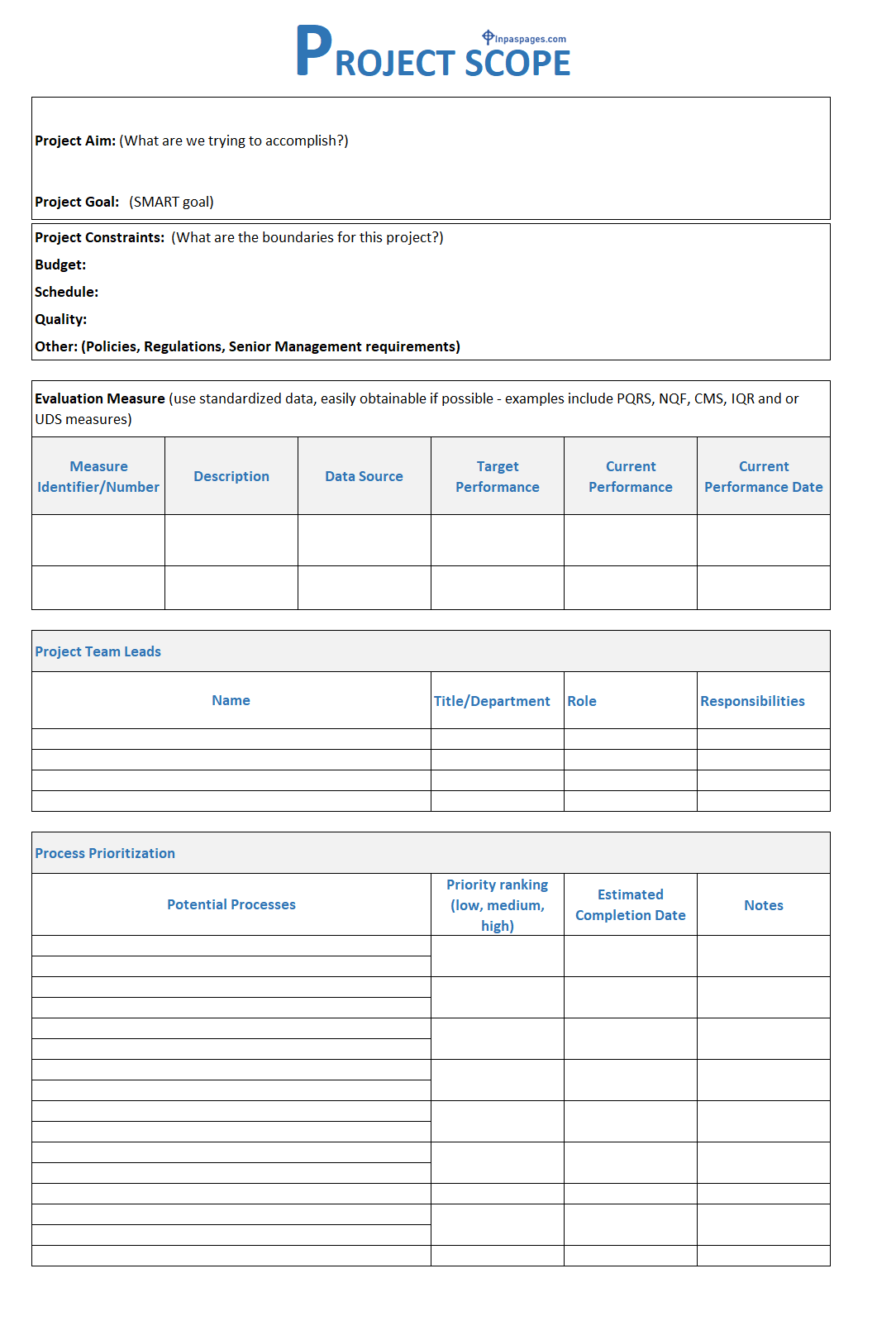 Project scope format, Project scope sample, Project scope pdf, Project scope ppt, Project scope excel sheet